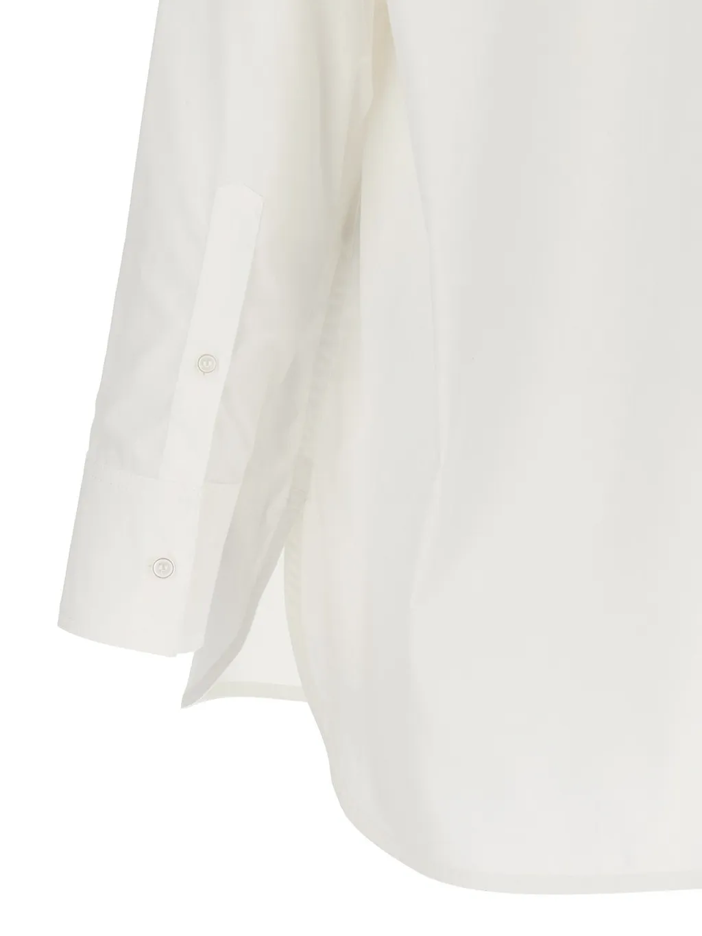 Mm6 Maison Margiela Logo Printed Oversized Shirt