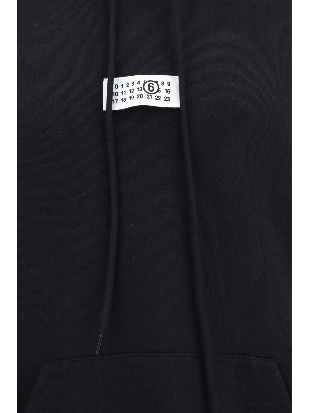 Mm6 Maison Margiela Numbers-Motif Drawstring Hoodie