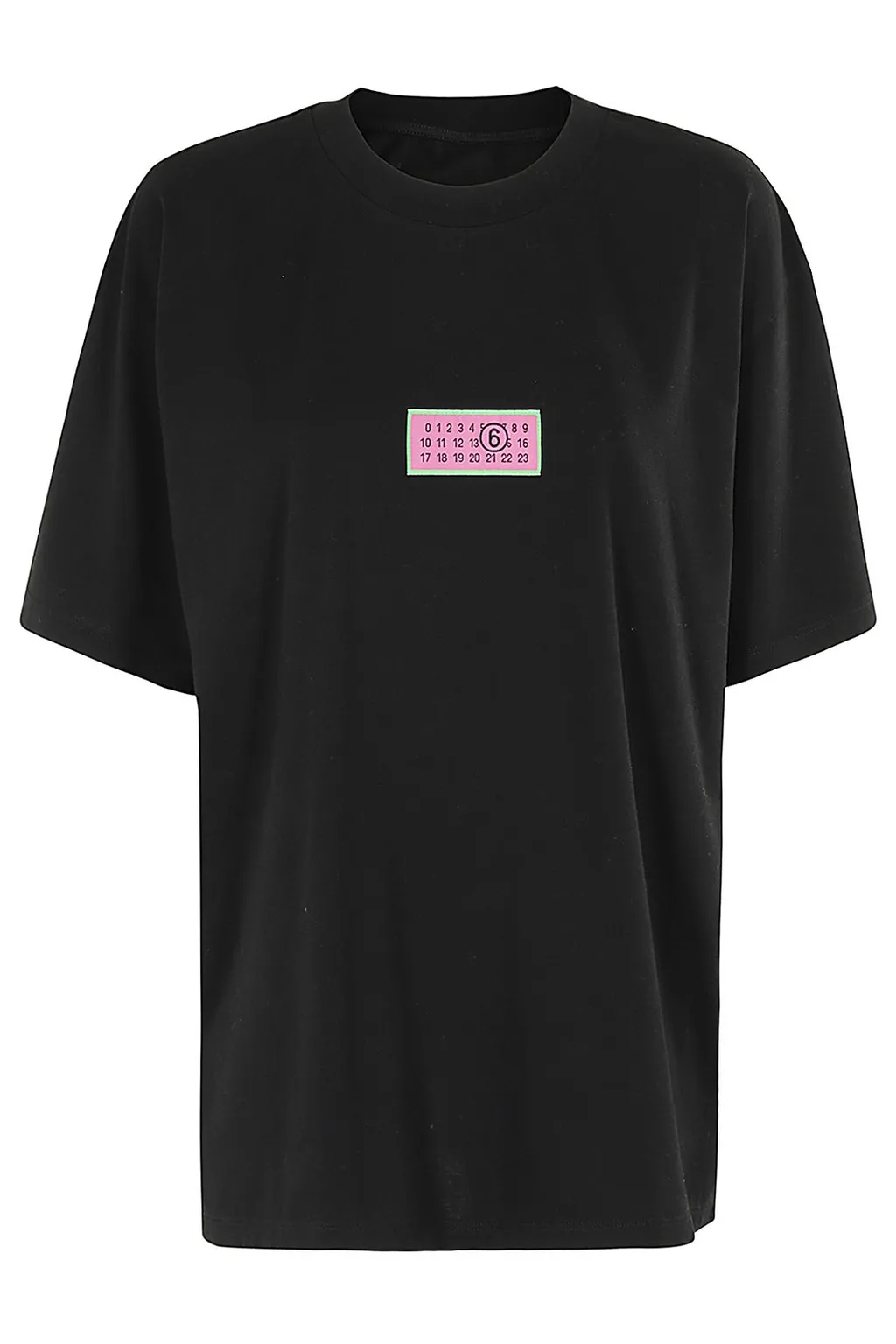 Mm6 Maison Margiela Numbers Motif-Patch Crewneck T-Shirt