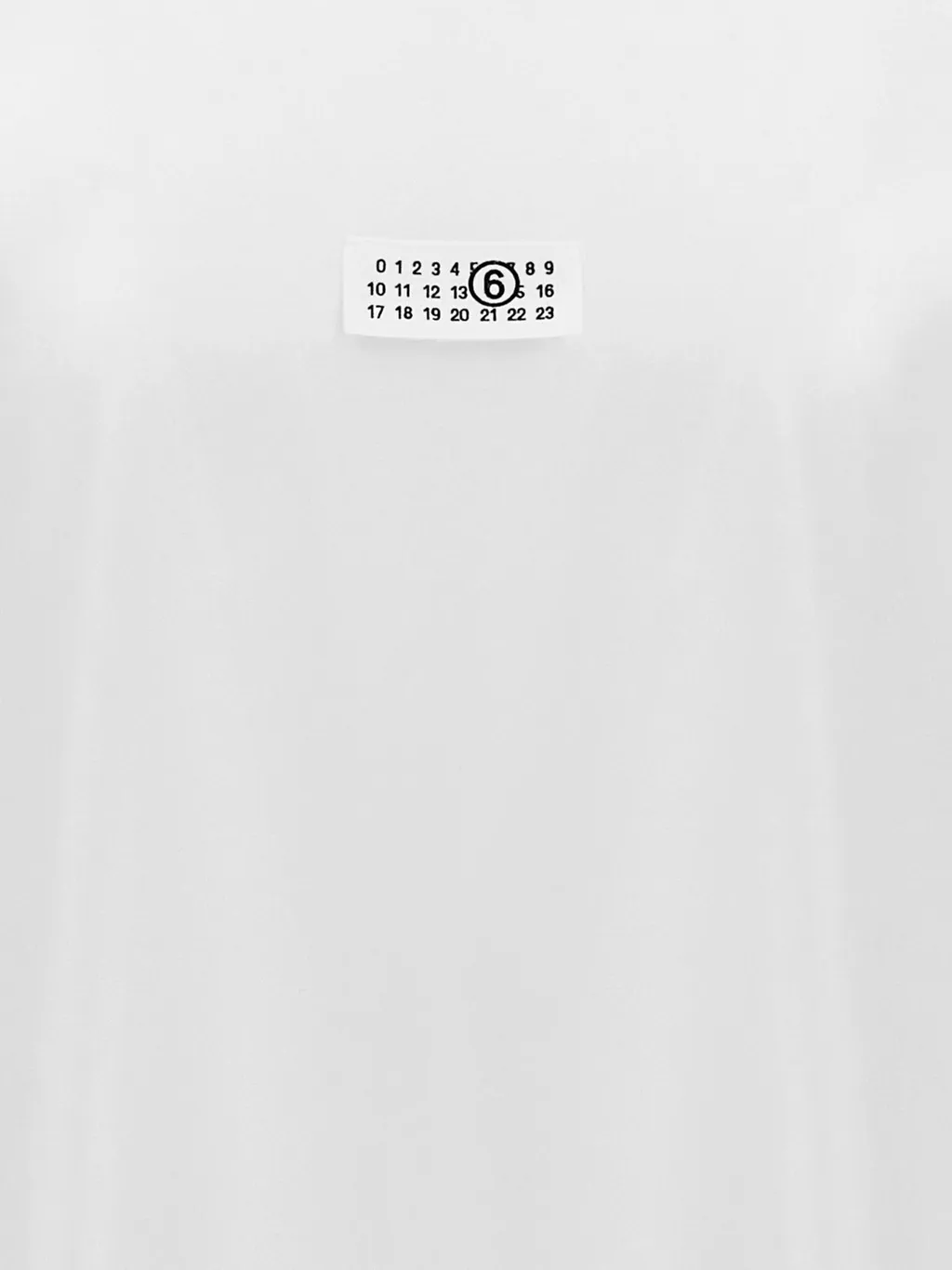 Mm6 Maison Margiela Numbers Motif-Patch Crewneck T-Shirt