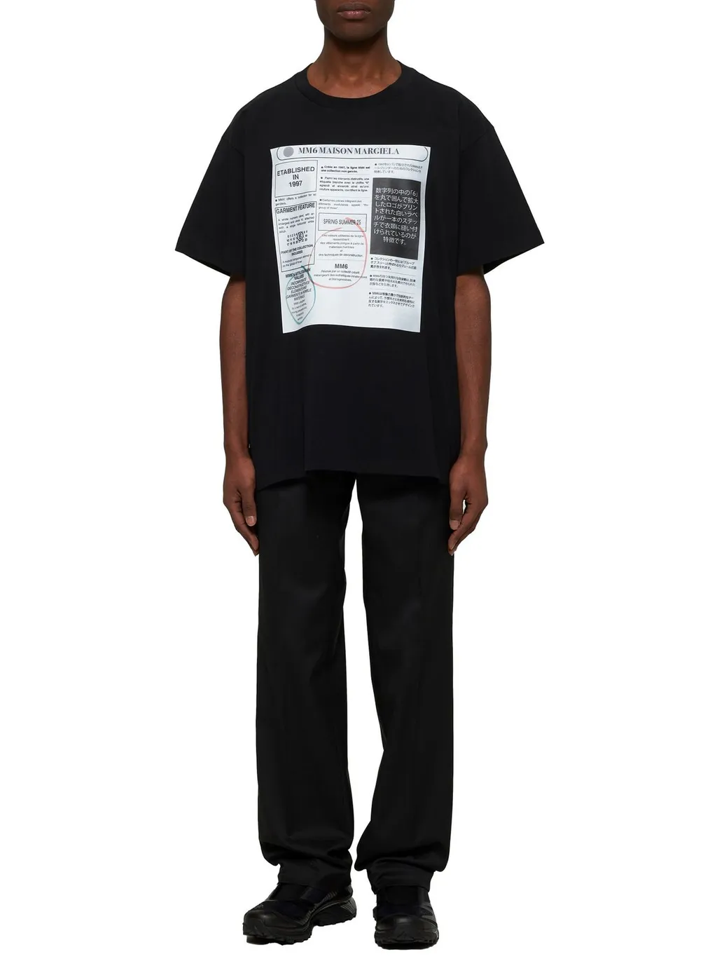 Mm6 Maison Margiela Graphic-Printed Crewneck T-Shirt