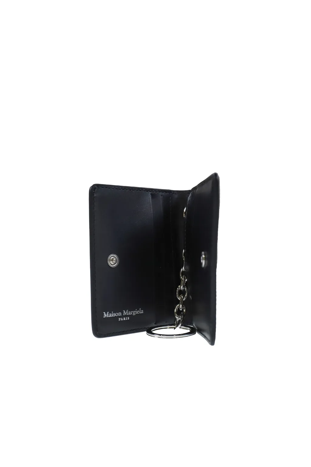 Card Holder Clip 2 Key Ring / Blk