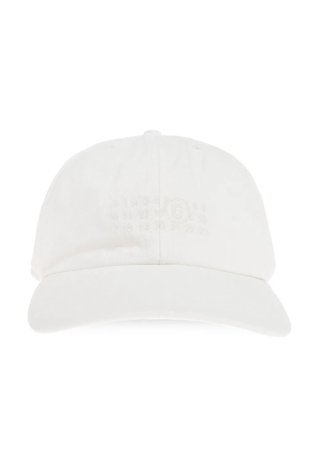 Mm6 Maison Margiela Logo Embroidered Baseball Cap