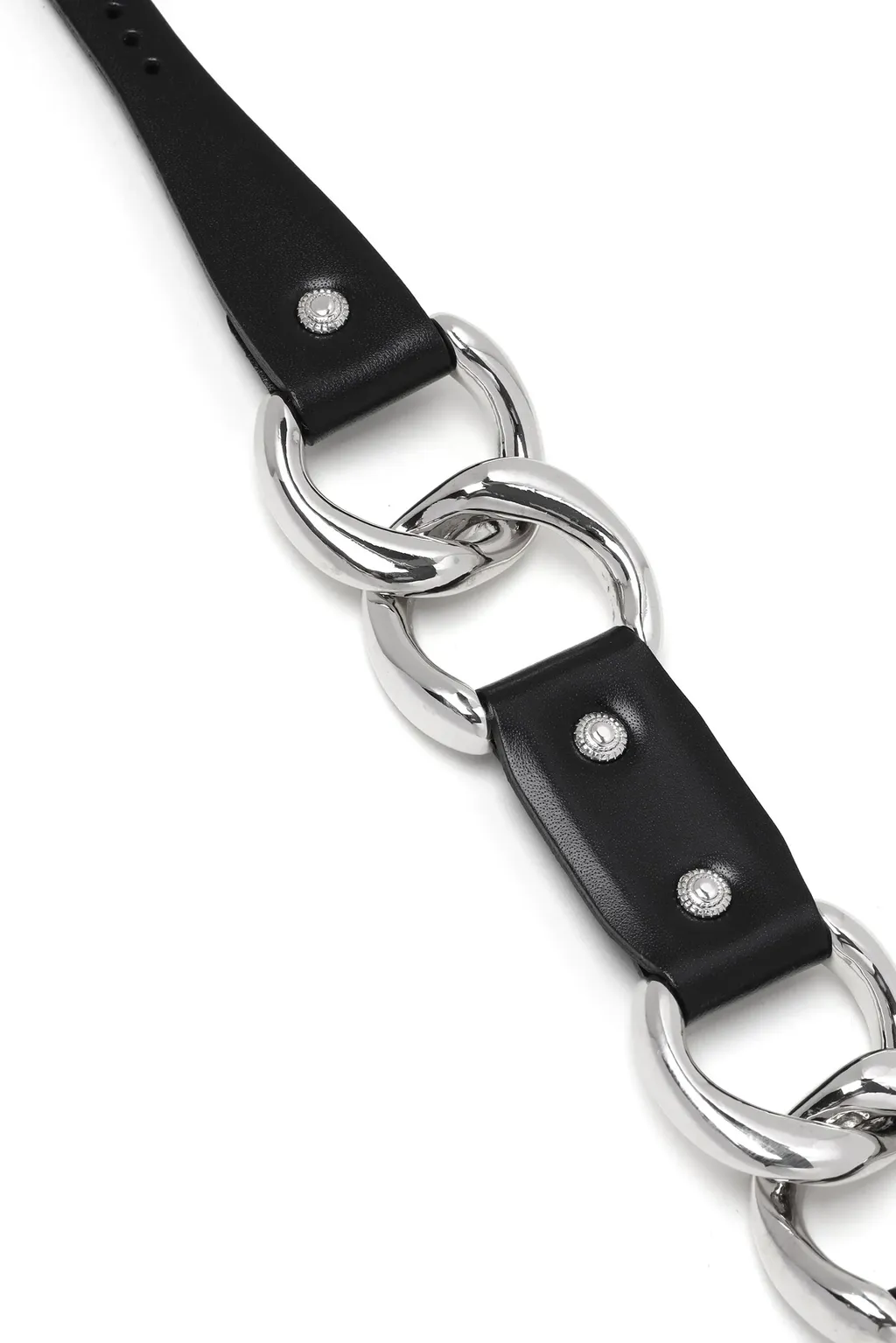 Ring Chain ​​Watch Belt / Black