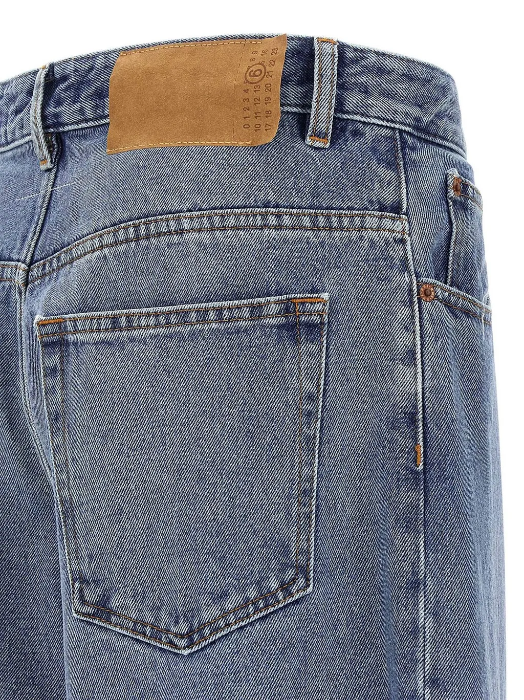 Mm6 Maison Margiela High Waist Straight-Leg Jeans
