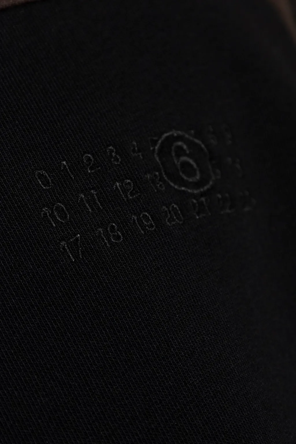 Mm6 Maison Margiela Logo-Embroidered Crewneck T-Shirt