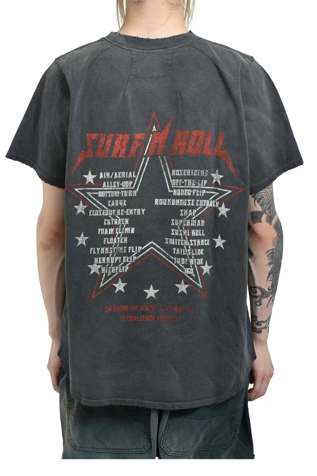 Surf N Roll T-Shirt / Blk