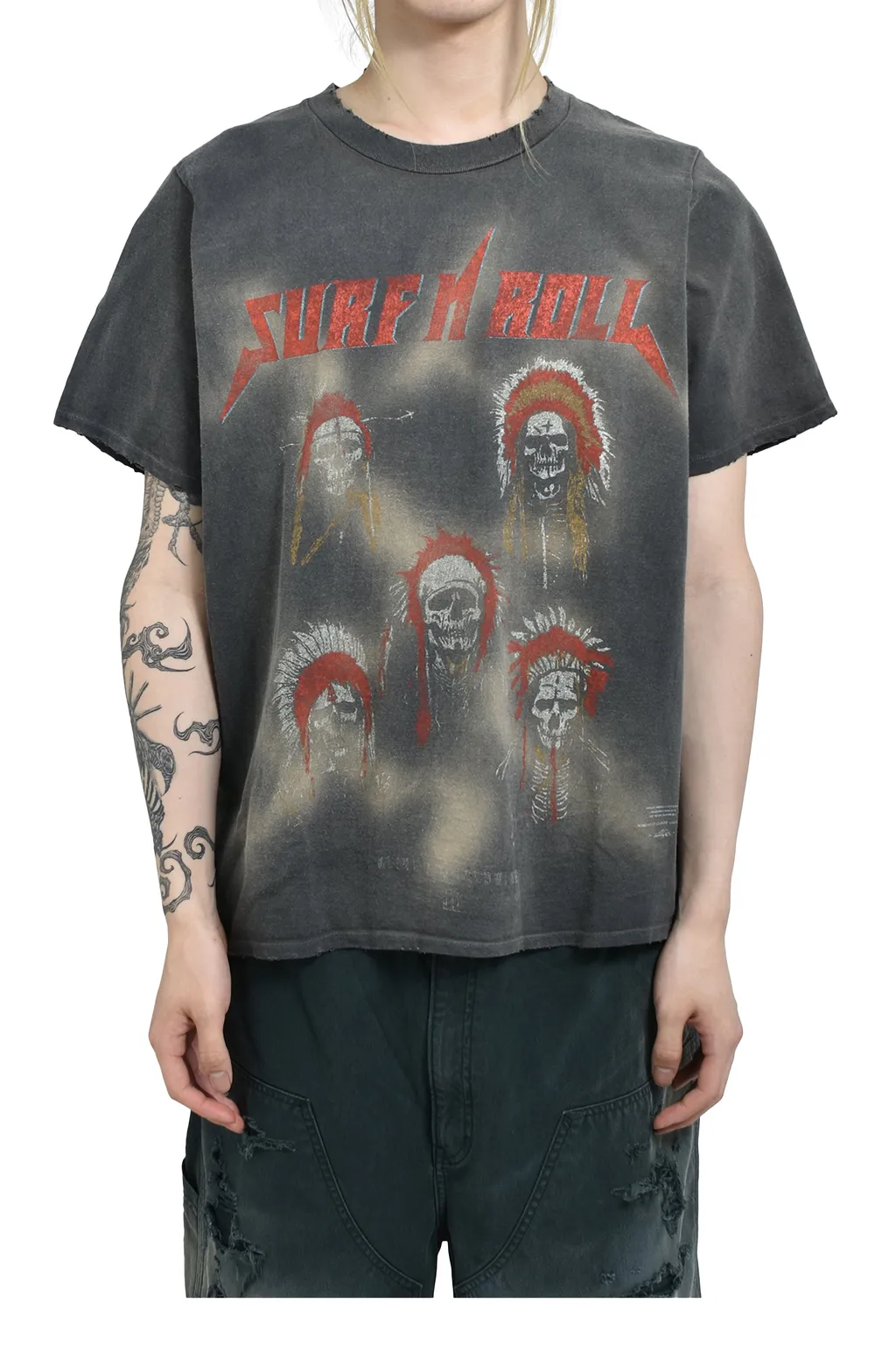 Surf N Roll T-Shirt / Blk