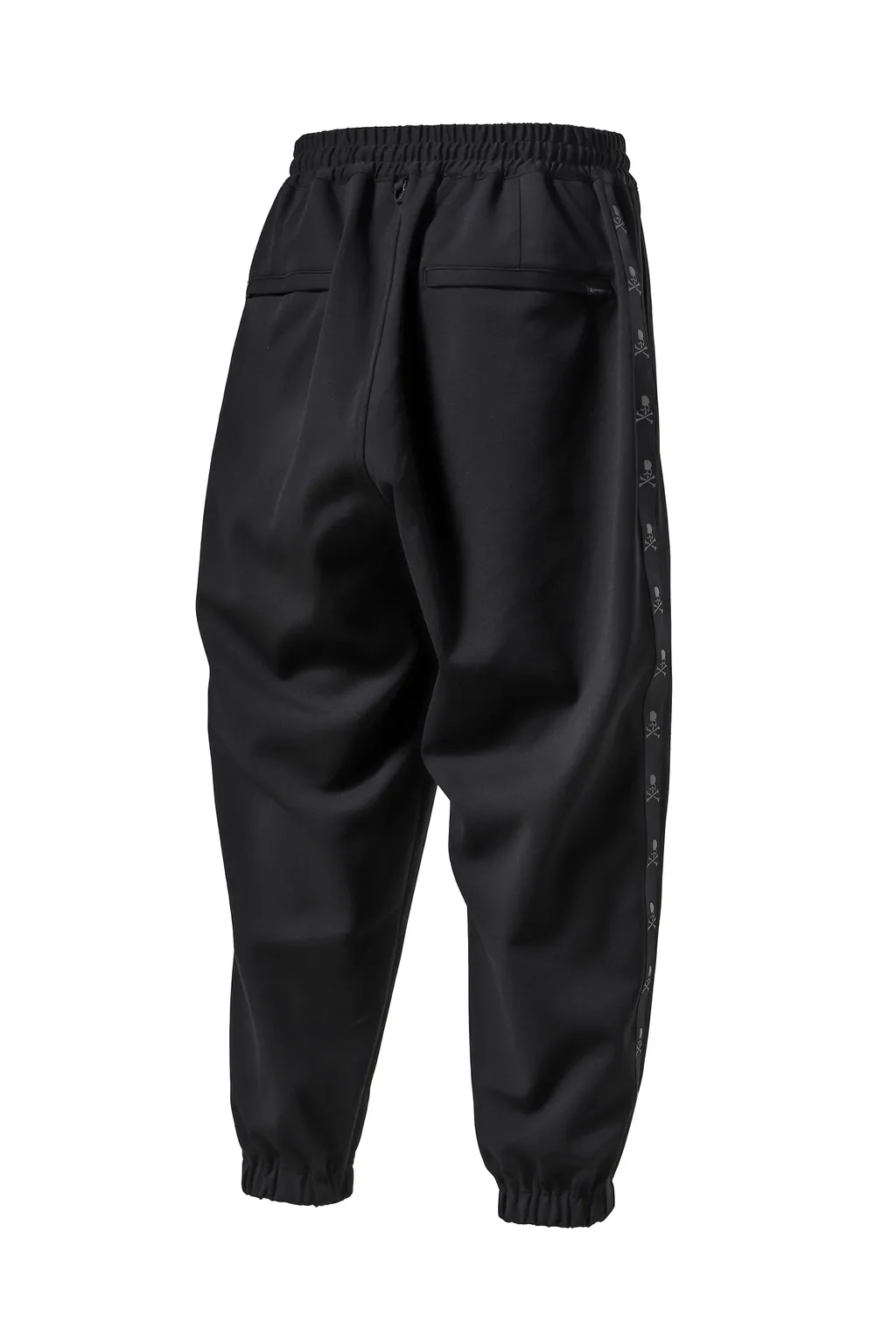 Skull Tape Jersey Jogger Pants / Blk