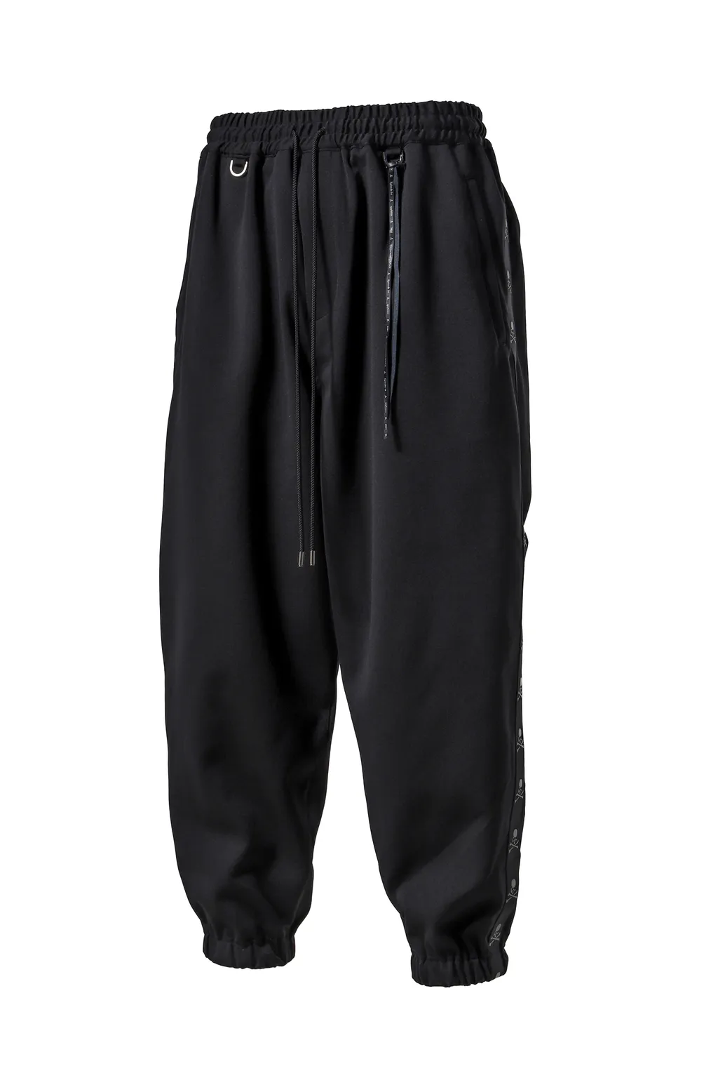 Skull Tape Jersey Jogger Pants / Blk