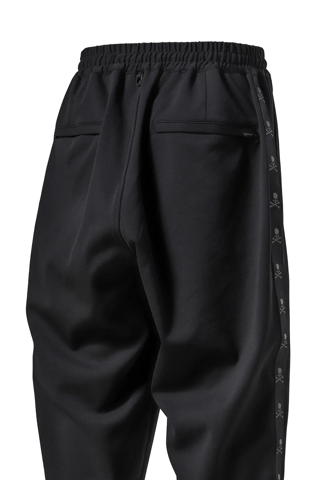 Skull Tape Jersey Jogger Pants / Blk