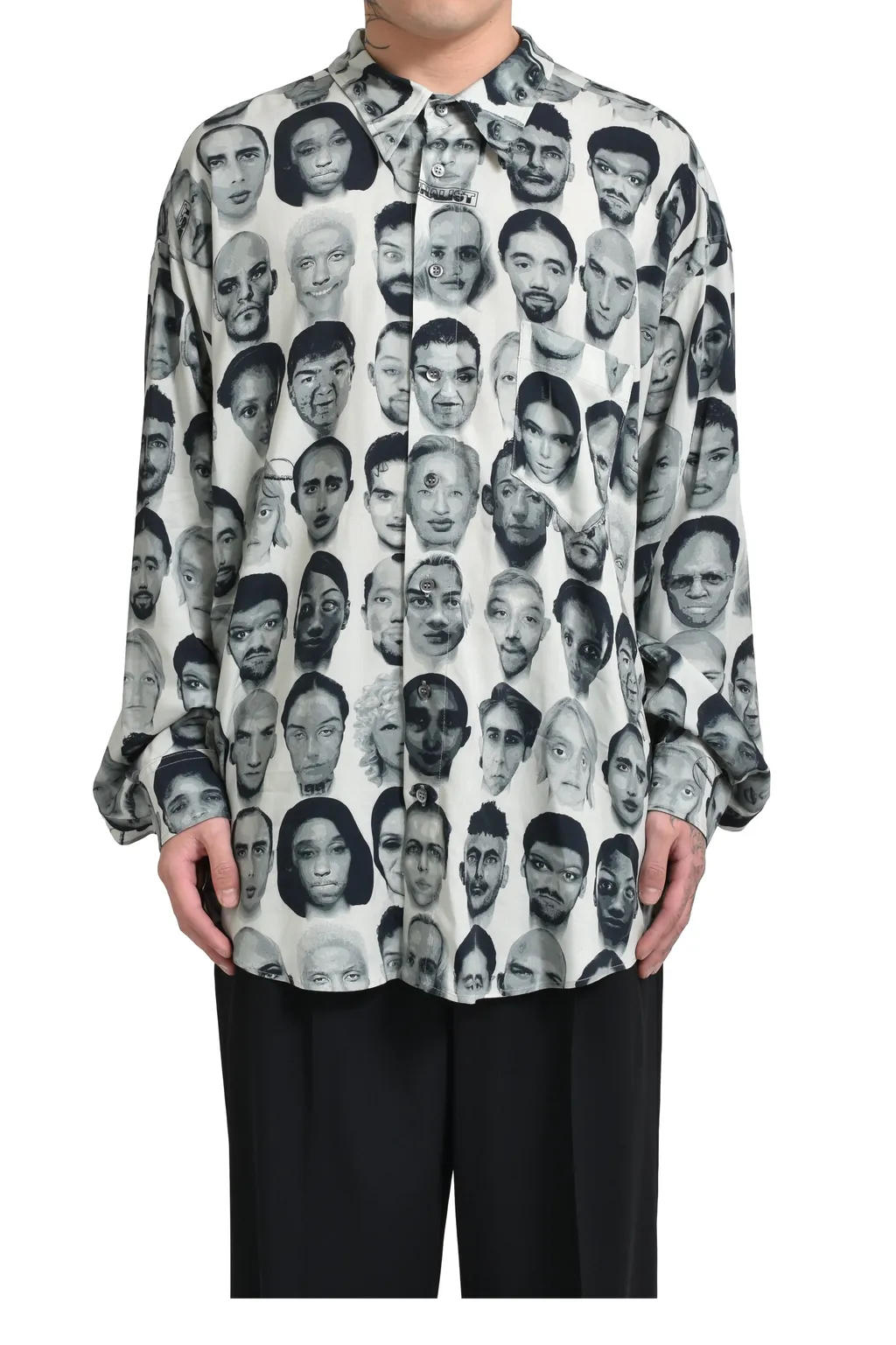 Finalists Twisted Shirt / Blk And Wht Mix