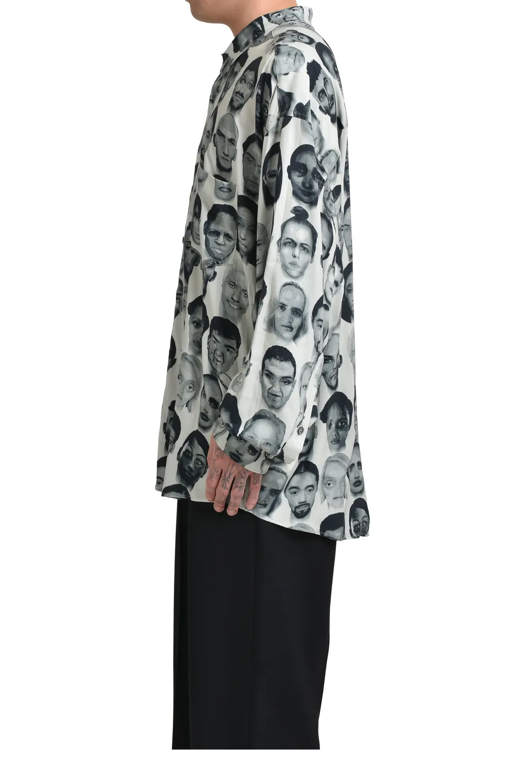 Finalists Twisted Shirt / Blk And Wht Mix