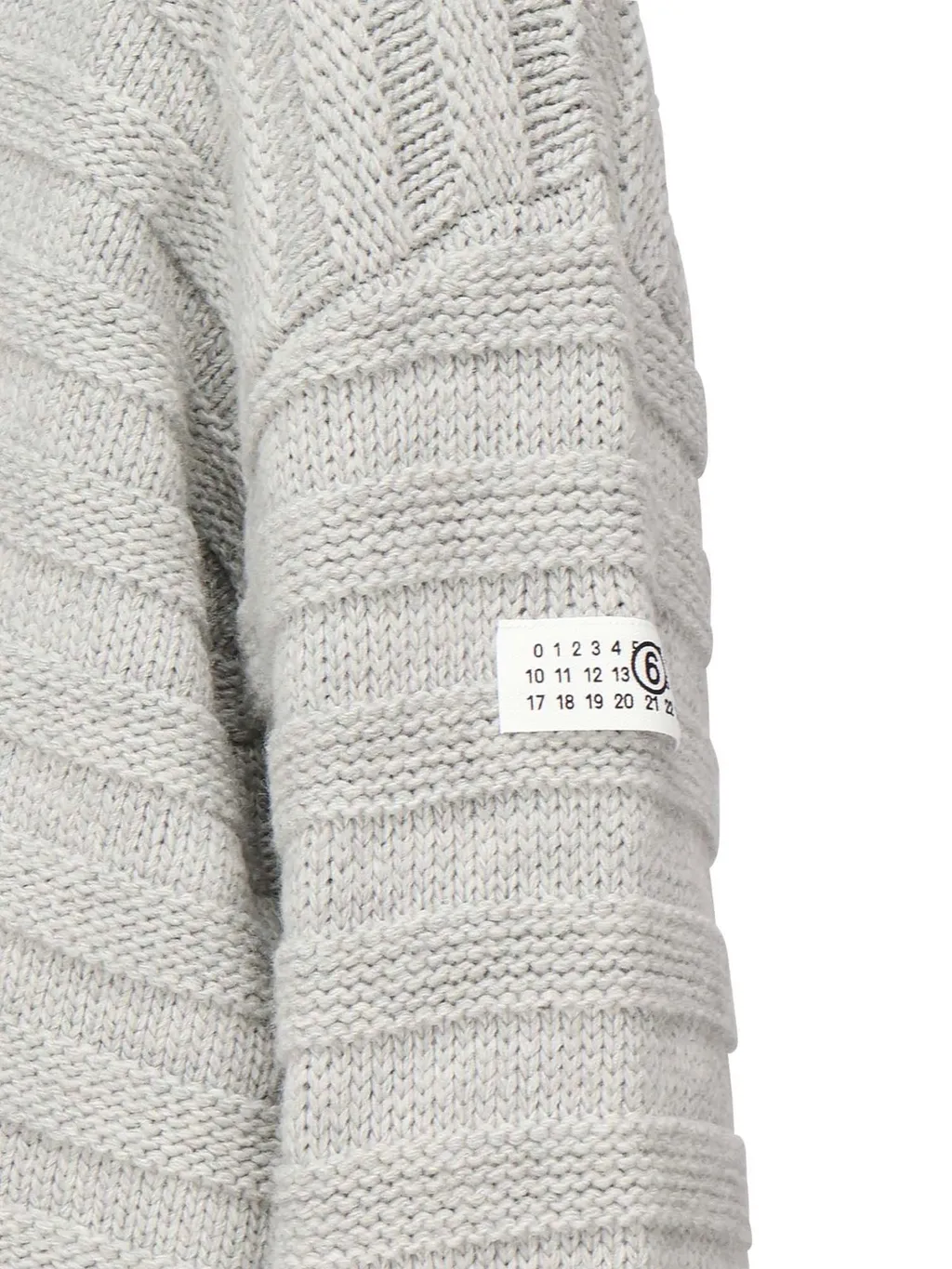 Mm6 Maison Margiela Distressed Knitted Cardigan