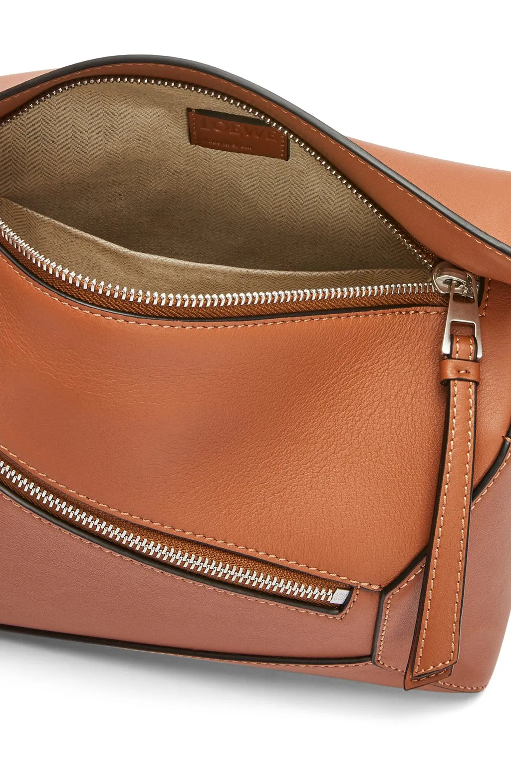 Puzzle Edge Small Bumbag / Tan