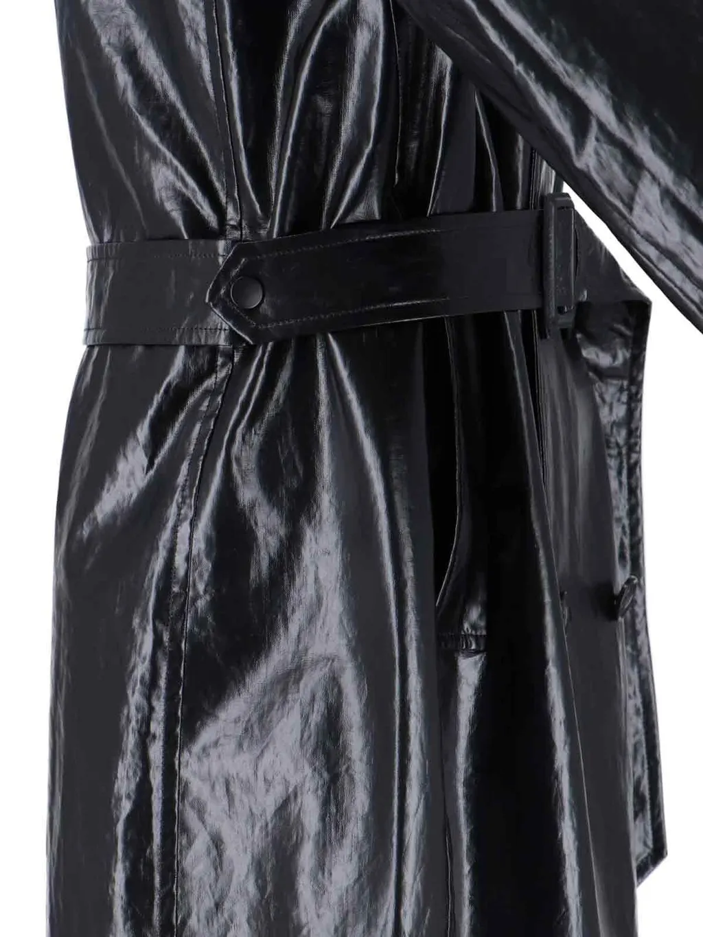 Mm6 Maison Margiela Shiny Coat