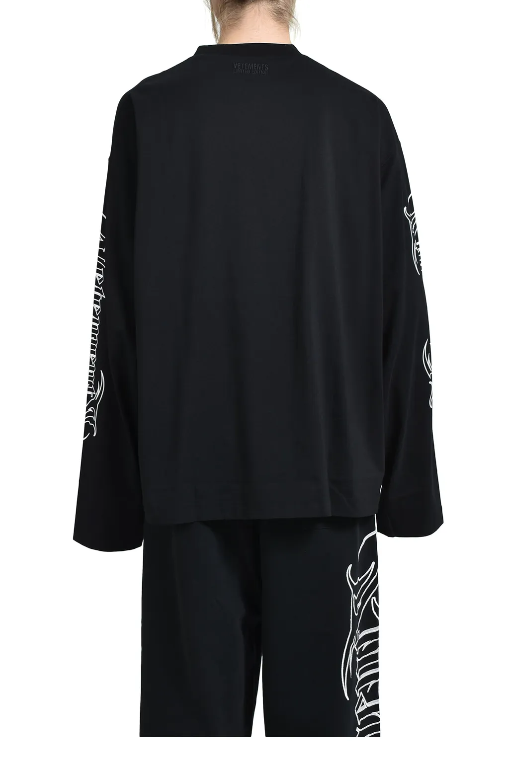 Metal Printed Longsleeve / Blk