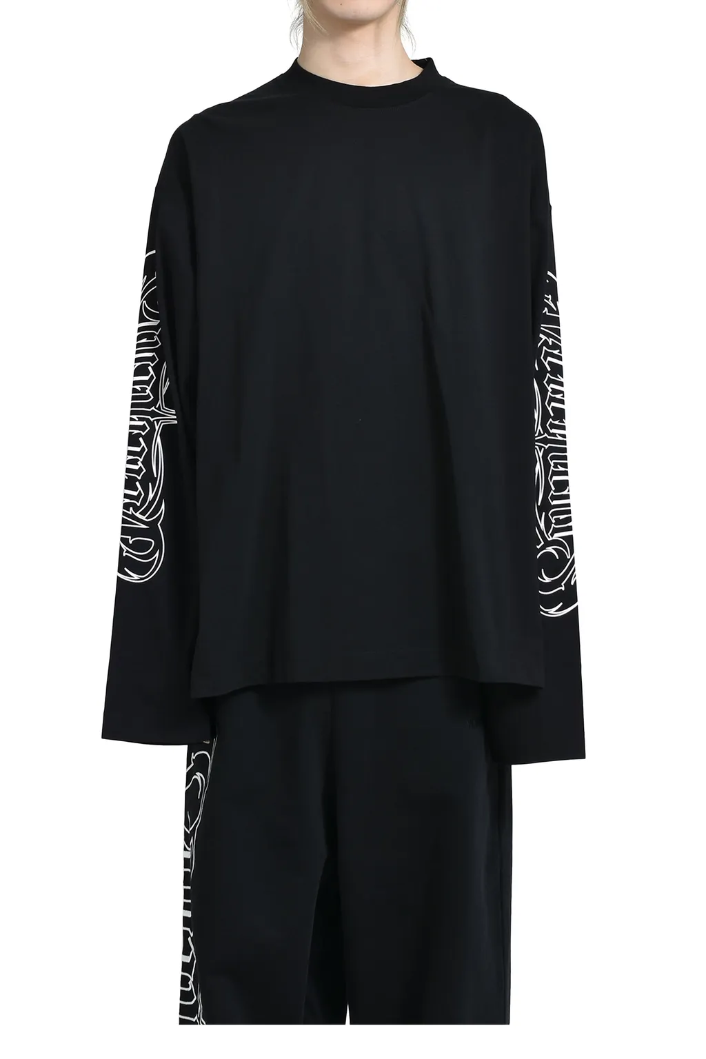 Metal Printed Longsleeve / Blk