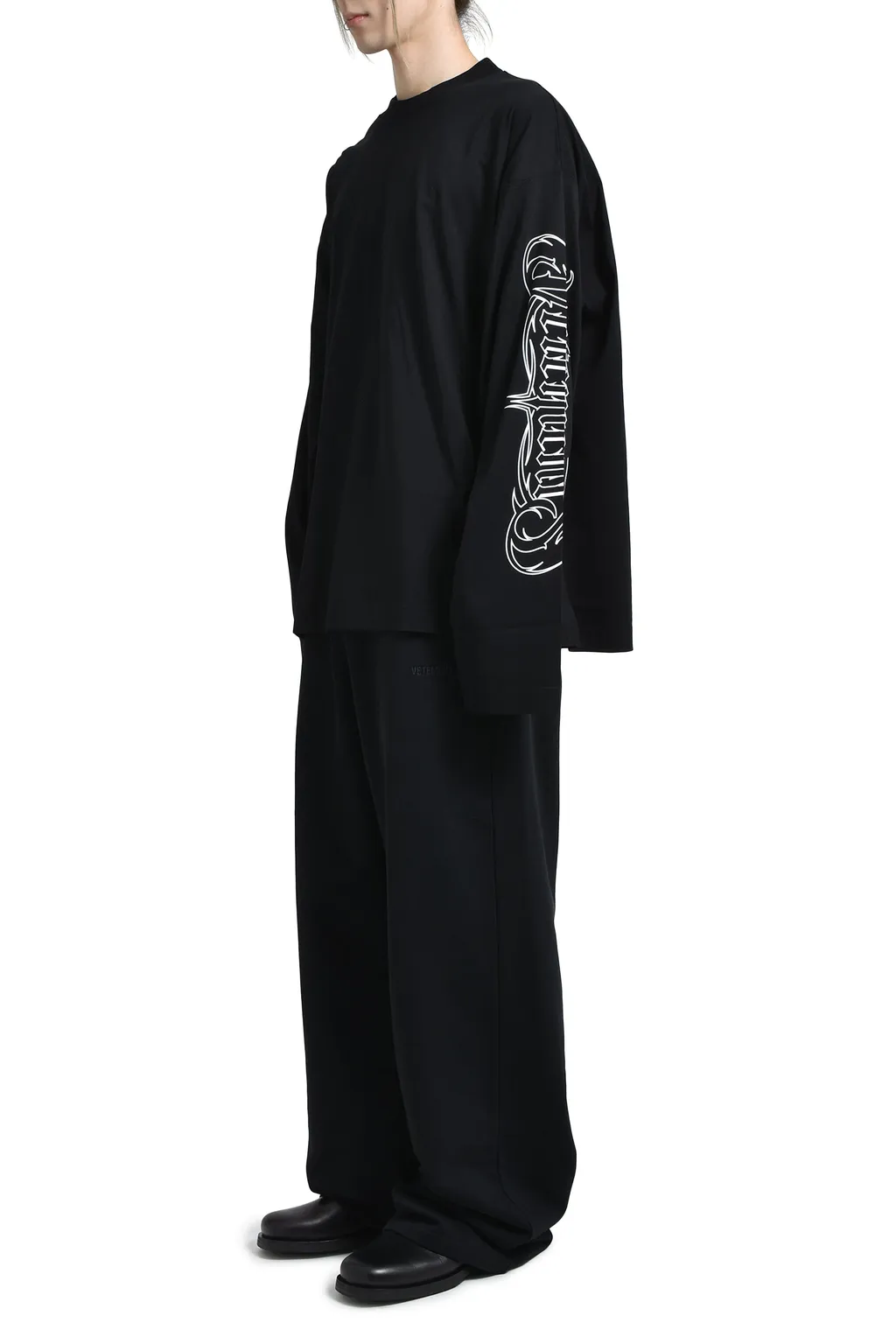 Metal Printed Longsleeve / Blk