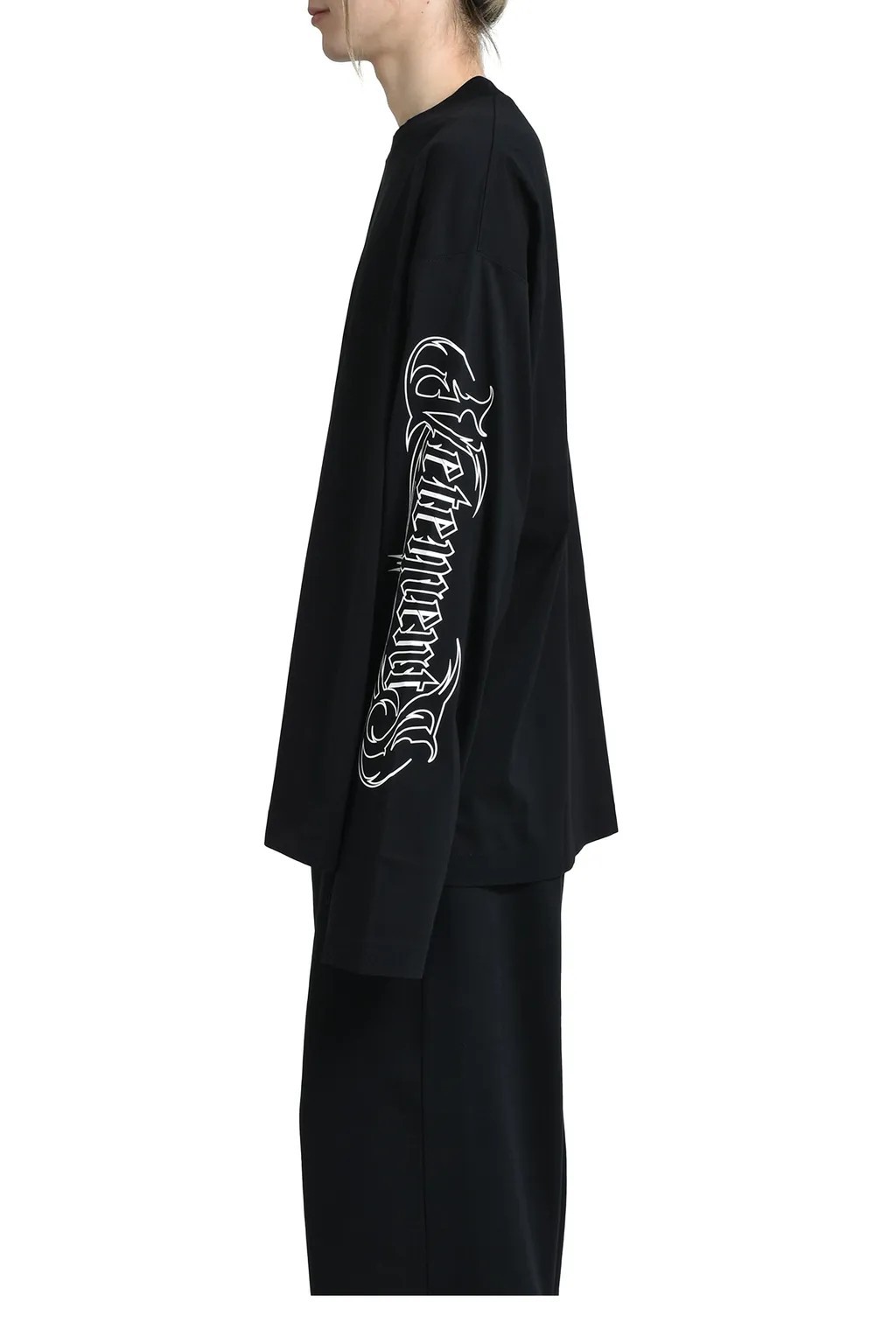 Metal Printed Longsleeve / Blk