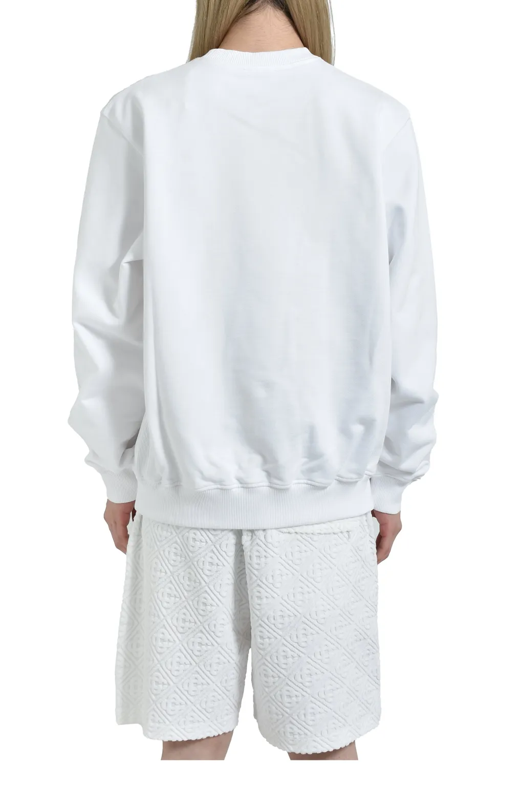 Equipement Sportive Embroidered Classic Sweatshirt / Wht