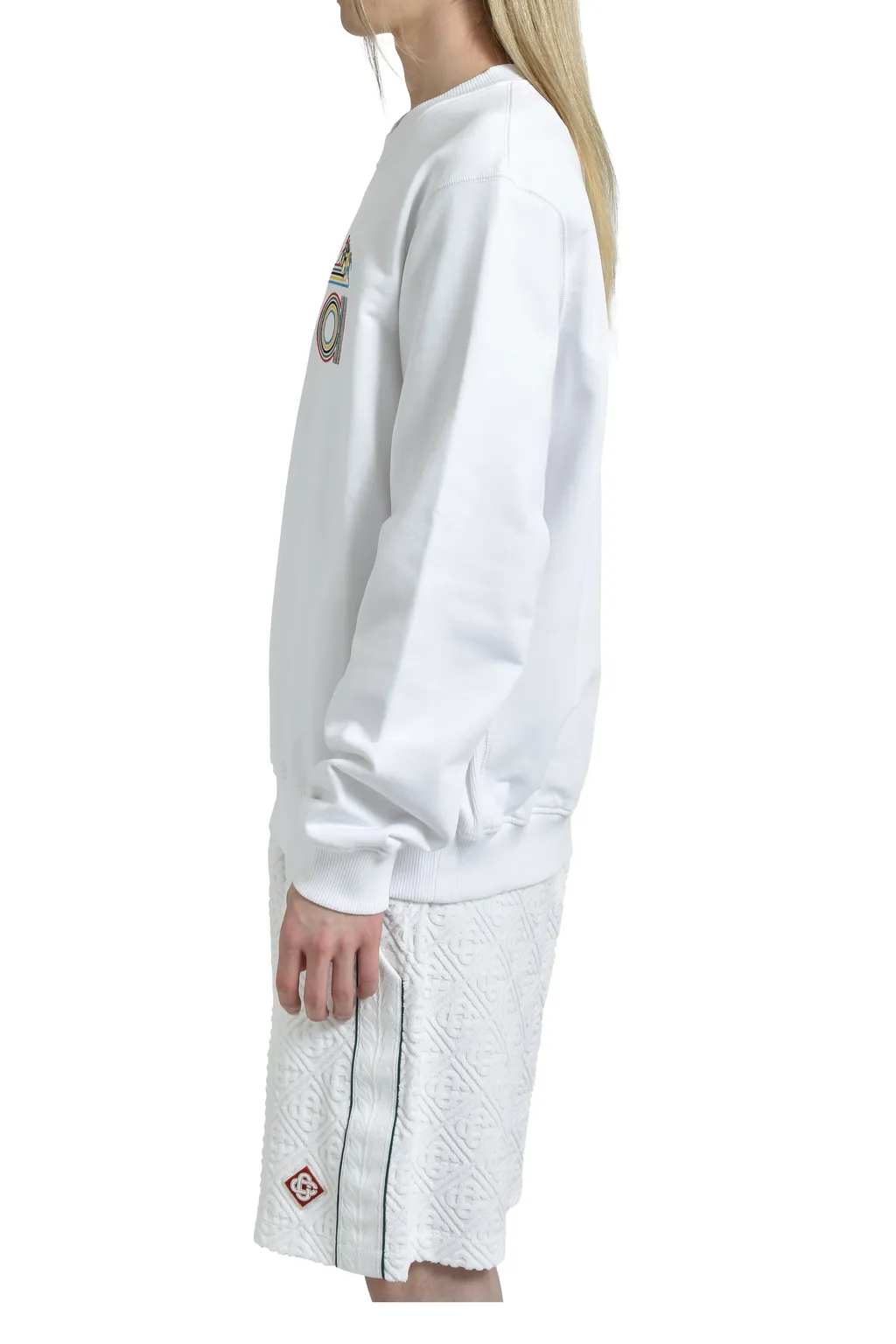 Equipement Sportive Embroidered Classic Sweatshirt / Wht