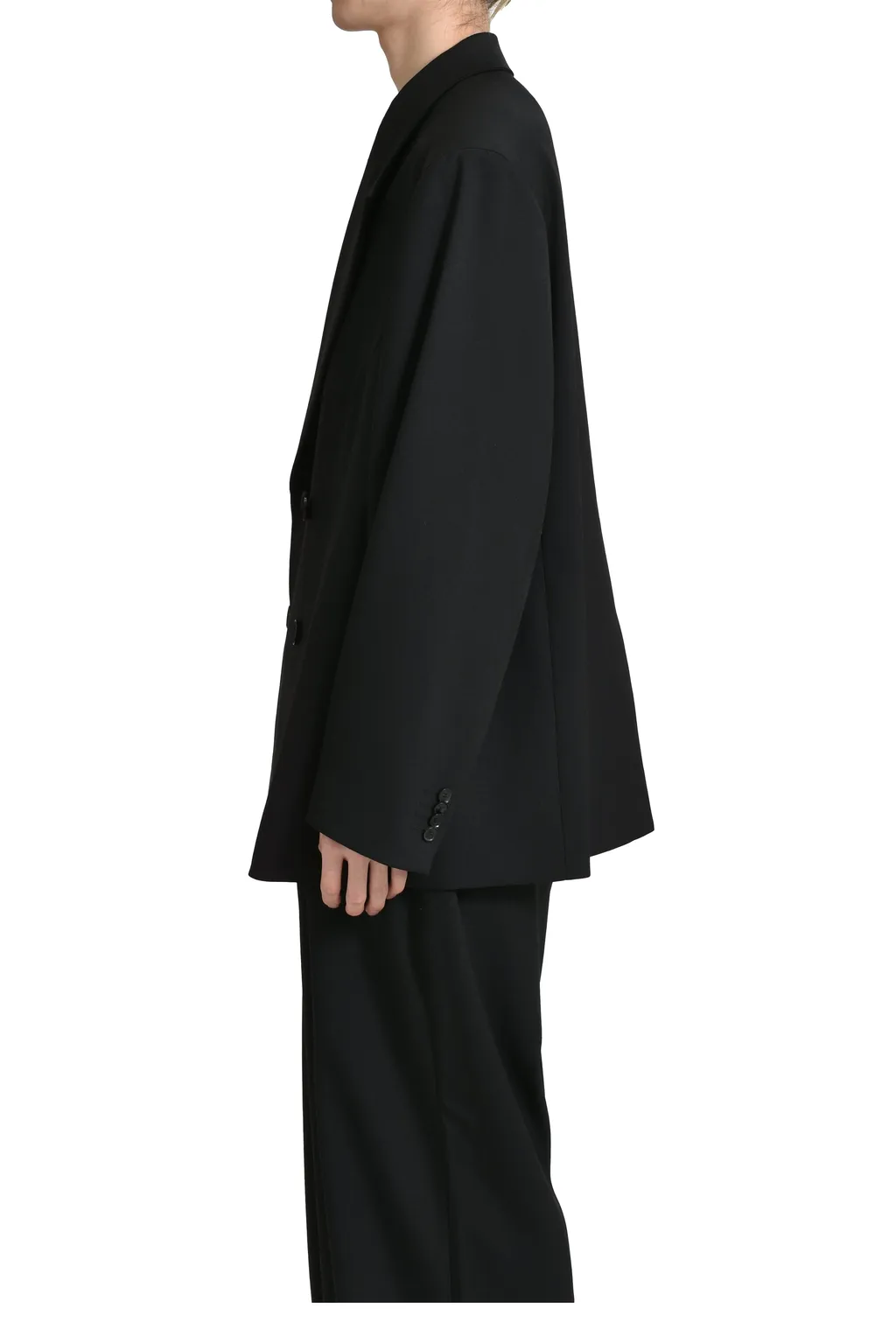 Double Breasted Blazer Black / Blk