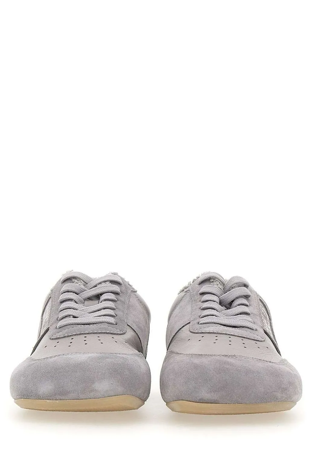 Mm6 Maison Margiela Numbers-Embossed Lace-Up Sneakers