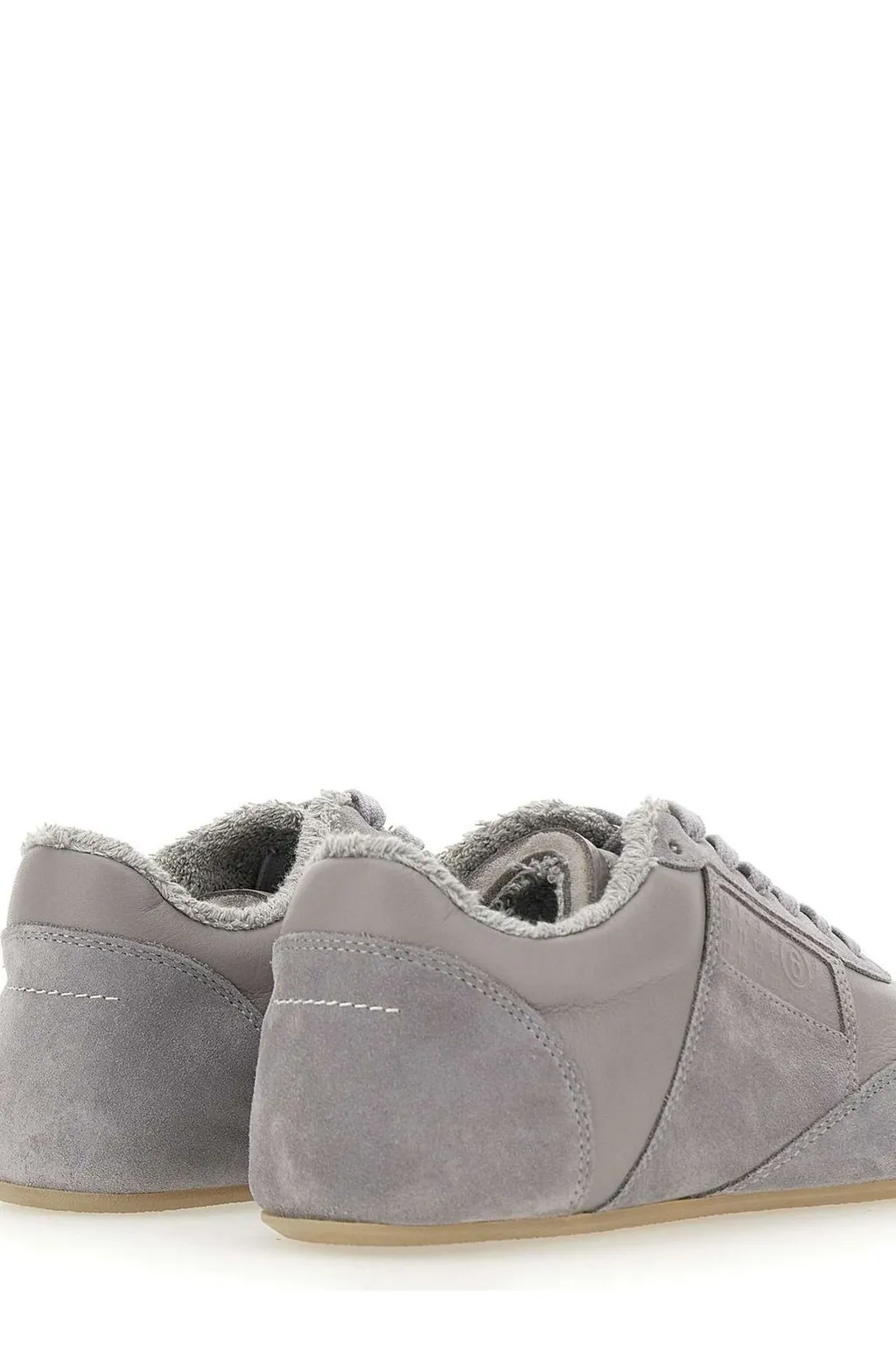 Mm6 Maison Margiela Numbers-Embossed Lace-Up Sneakers