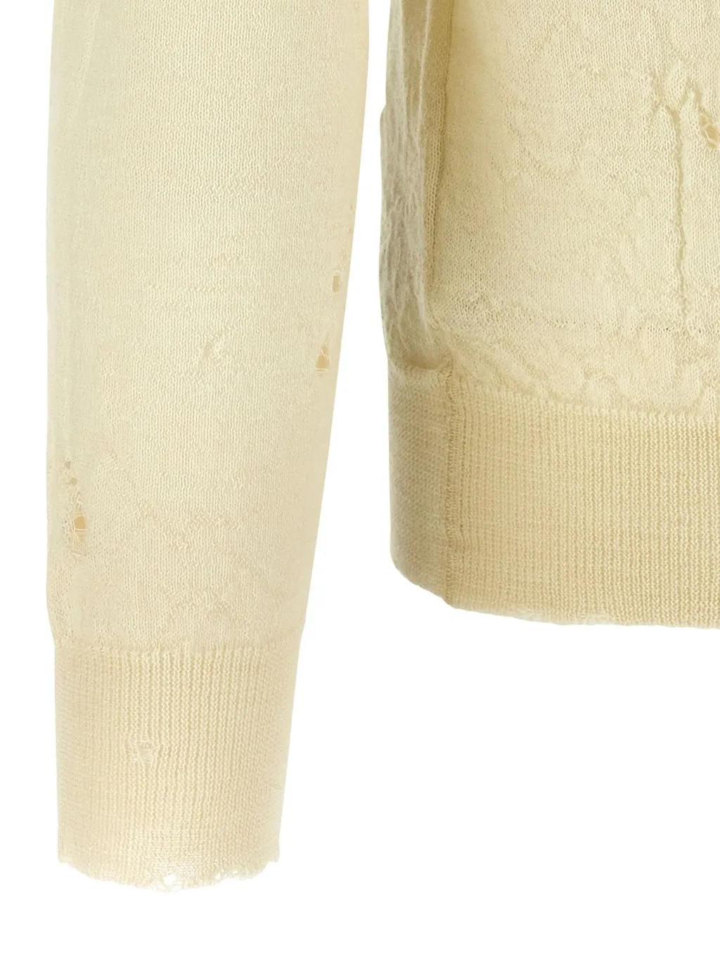 Mm6 Maison Margiela Numeric Crew-Neck Knitted Jumper