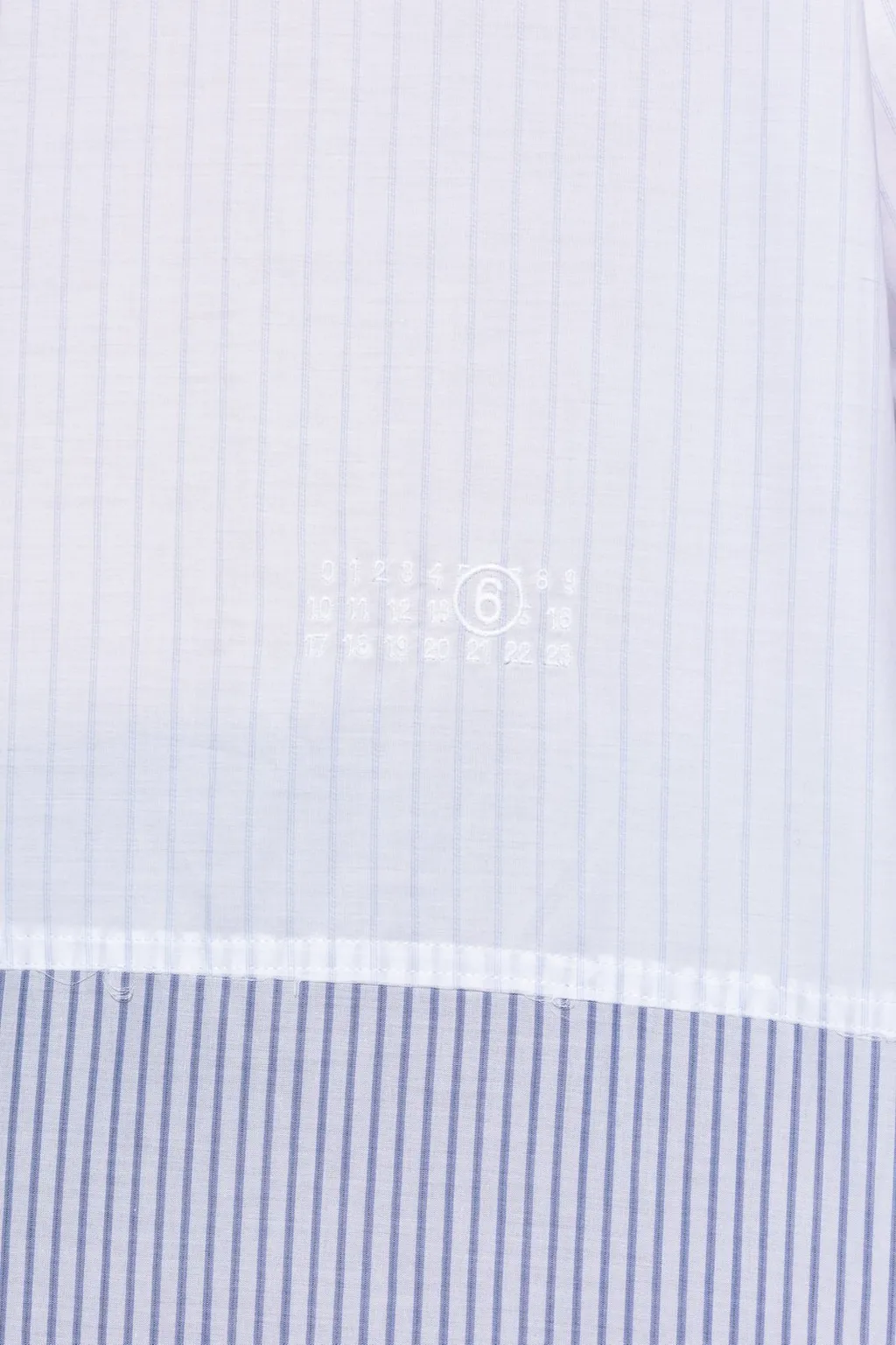 Mm6 Maison Margiela Striped Oversized Shirt