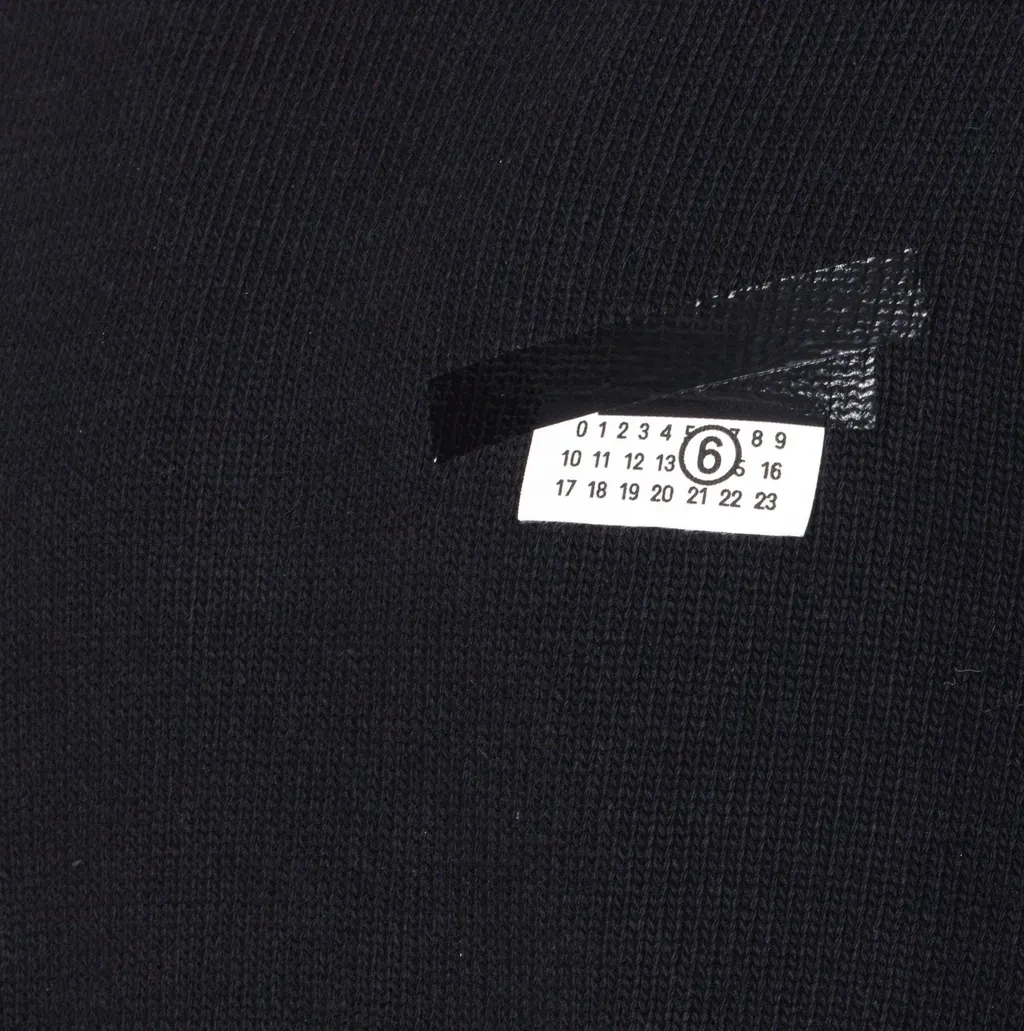 Mm6 Maison Margiela Logo Patch Crewneck Jumper