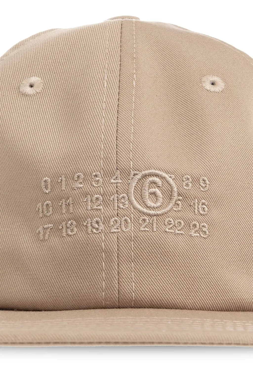 Mm6 Maison Margiela Logo Embroidered Baseball Cap