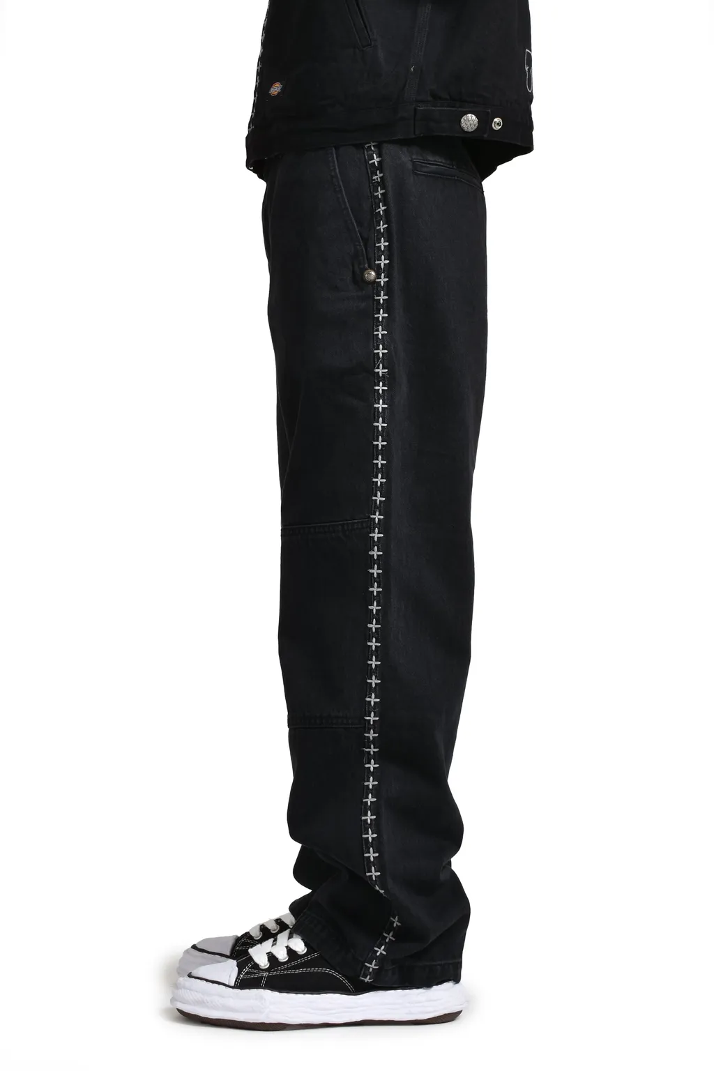 X Stitch Pants / Black