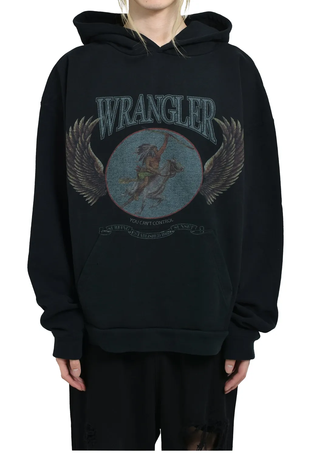 Wrangler Hoodie / Black
