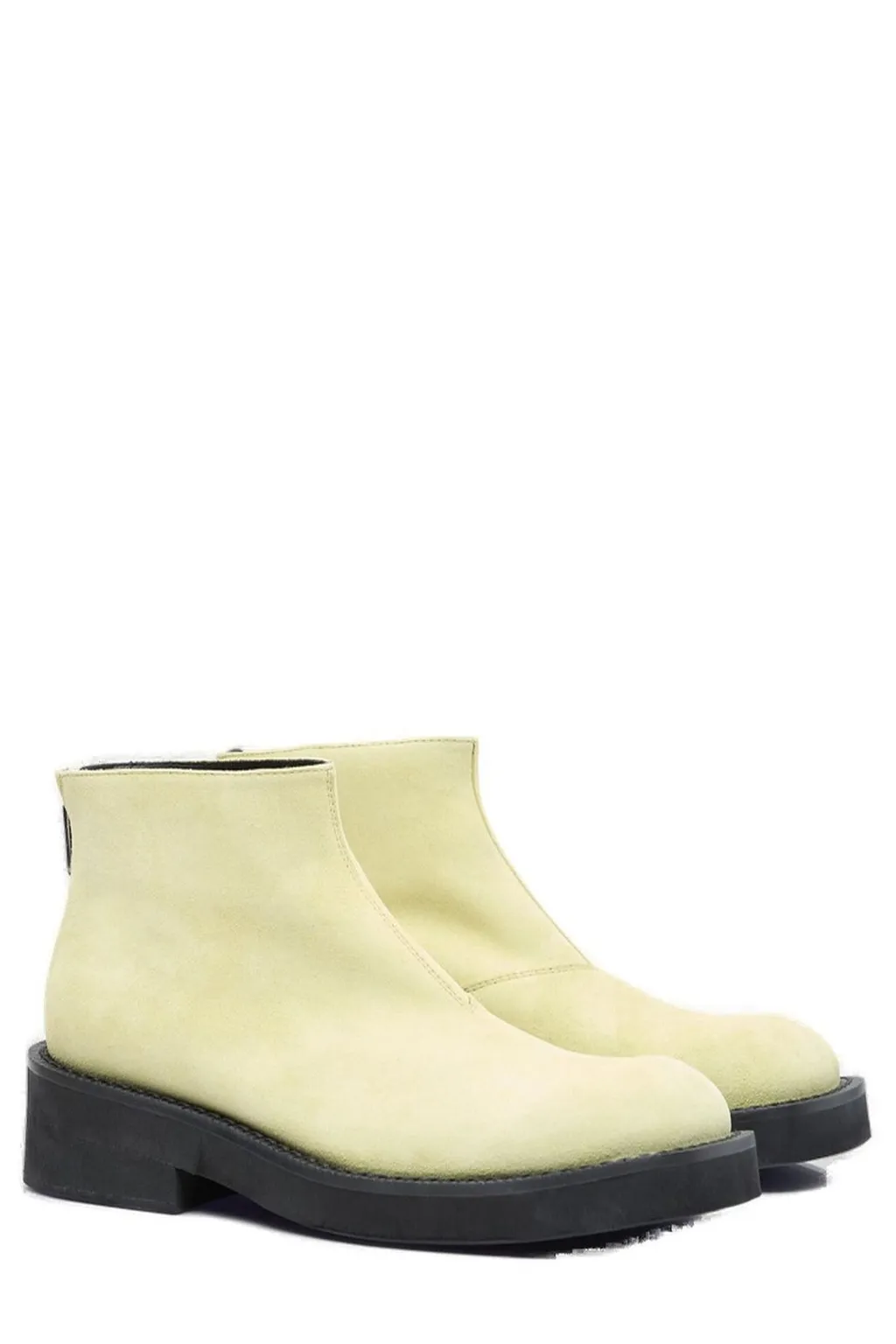 Mm6 Maison Margiela Block Heel Ankle Boots