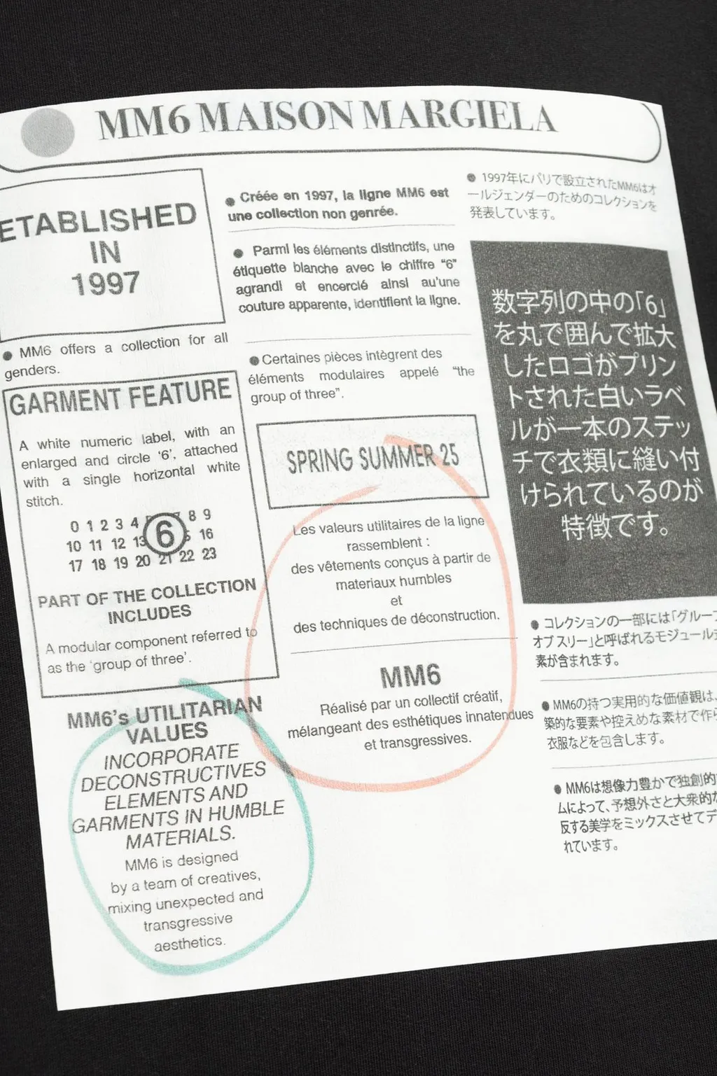 Mm6 Maison Margiela Newspaper Print Jersey Sweatshirt