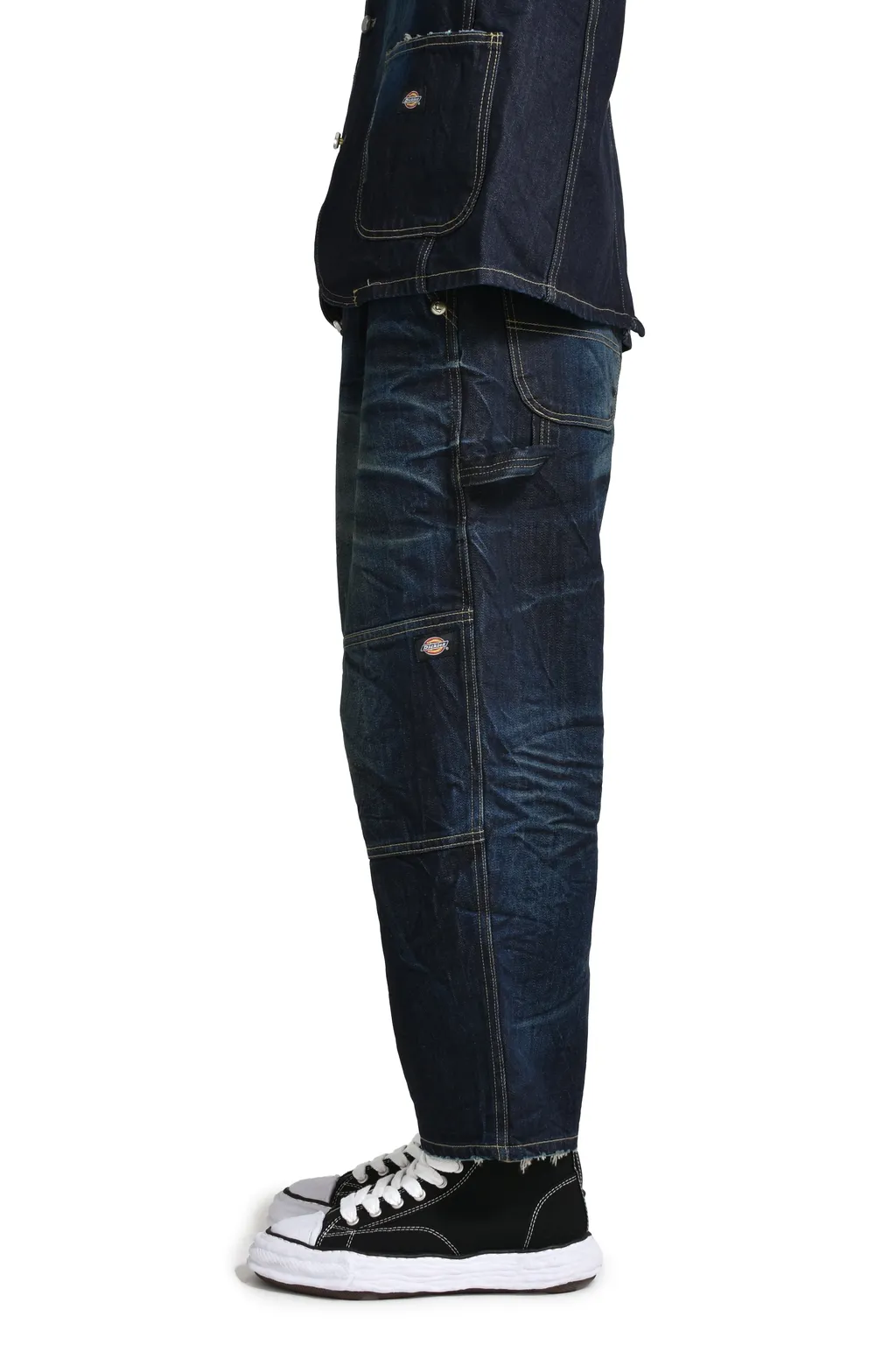 Double Knee Denim Pants / Blu