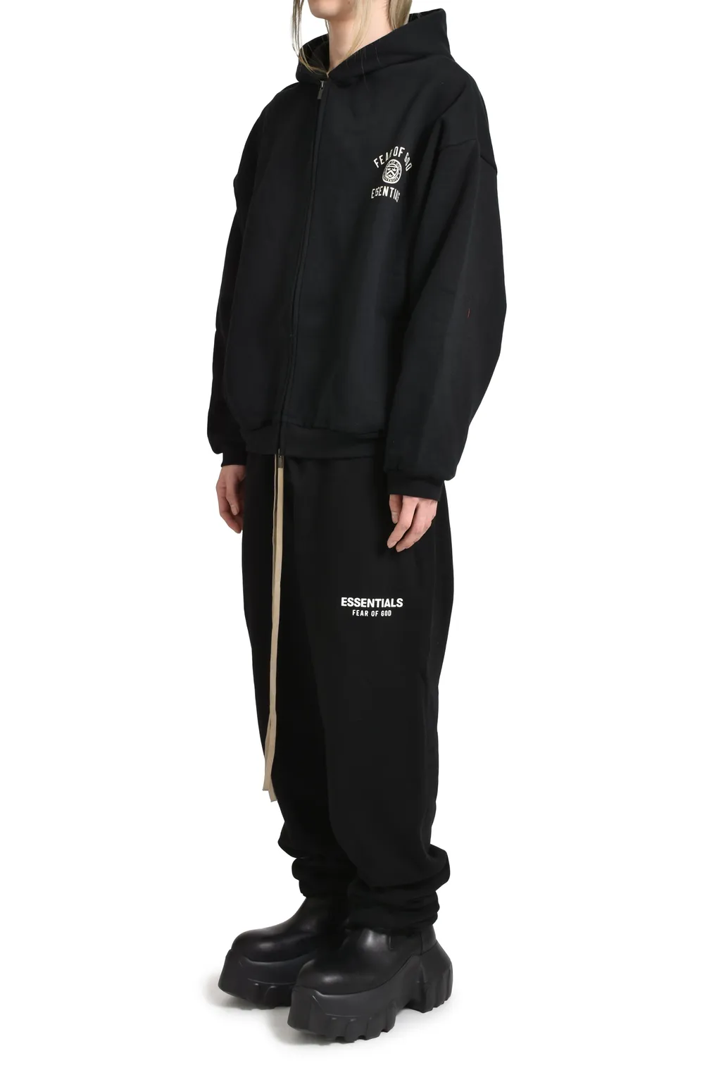Heavy Fleece Fullzip Hoodie / Blk