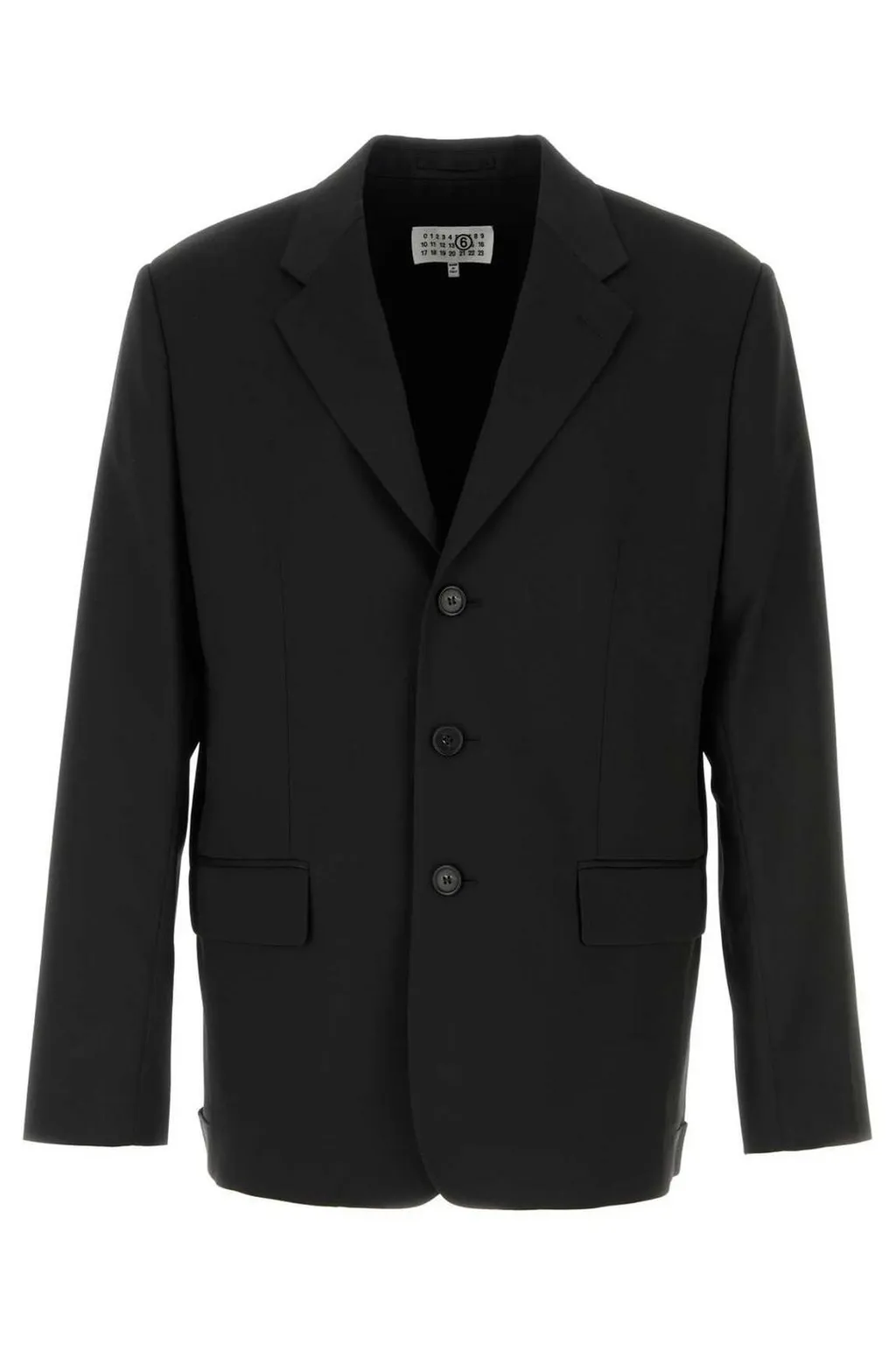 Mm6 Maison Margiela Single-Breasted Long-Sleeved Jacket