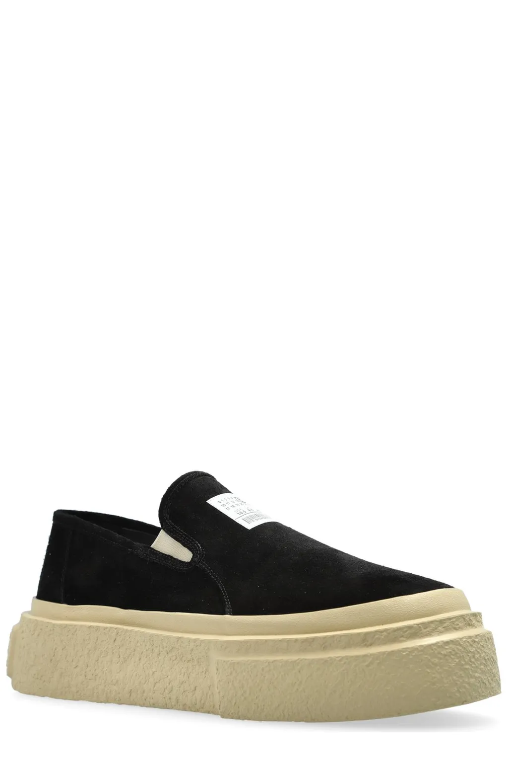 Mm6 Maison Margiela Logo Patch Slip-On Sneakers