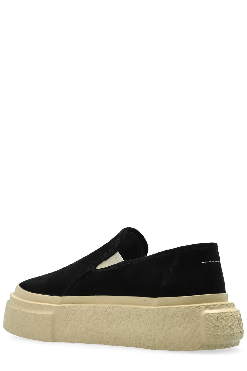 Mm6 Maison Margiela Logo Patch Slip-On Sneakers