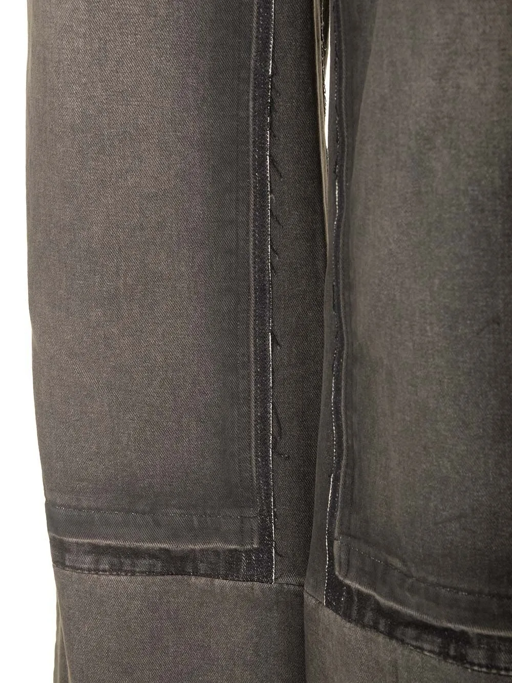 Mm6 Maison Margiela Logo-Patch Wide-Leg Jeans