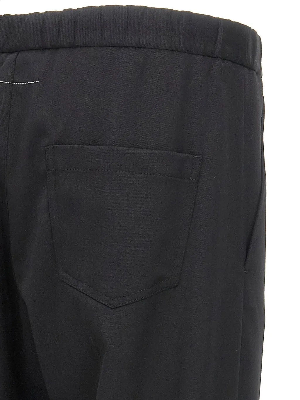 Mm6 Maison Margiela Mid-Rise Drawstring Trousers