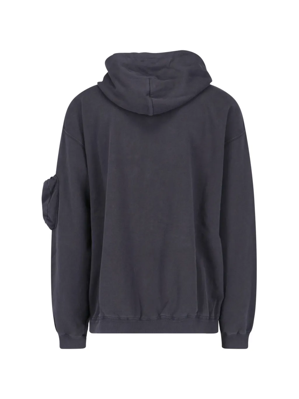 Mm6 Maison Margiela Zipped Drawstring Hoodie