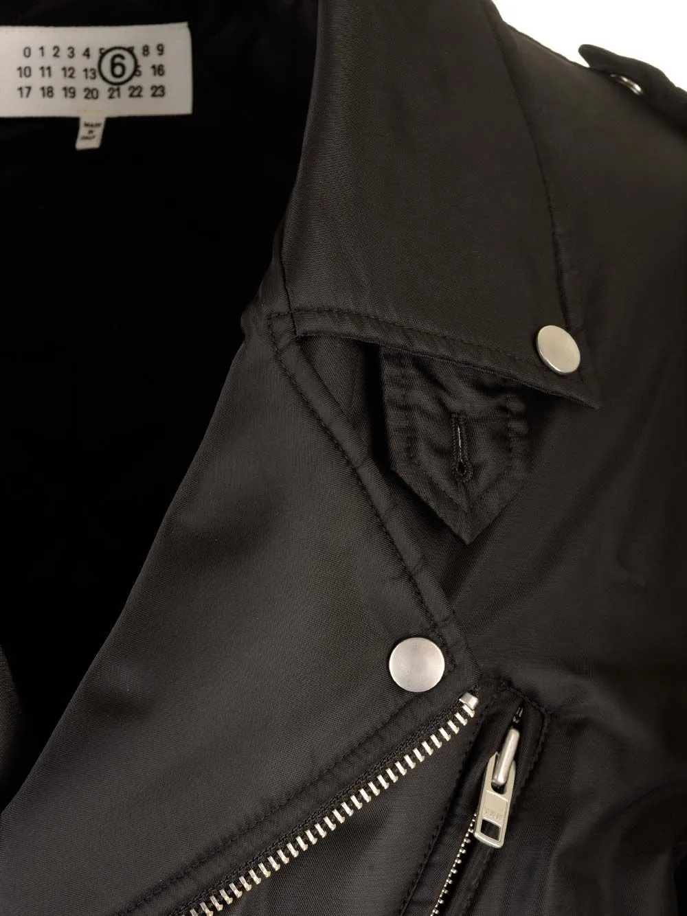 Mm6 Maison Margiela Zip-Up Belted Jacket