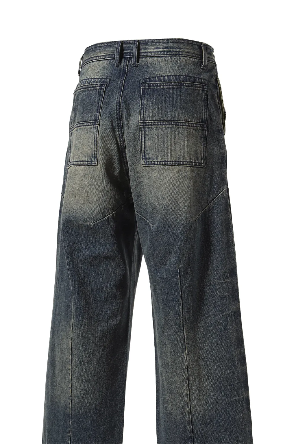 Front Zip Baggy Denim / D.Ind