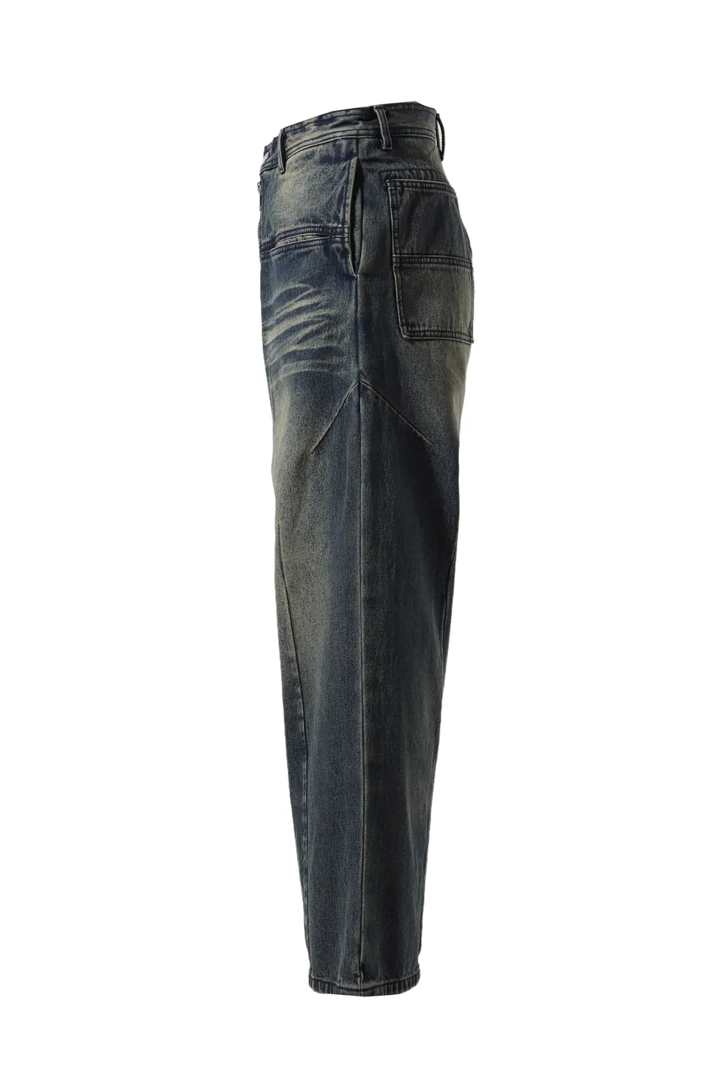 Front Zip Baggy Denim / D.Ind