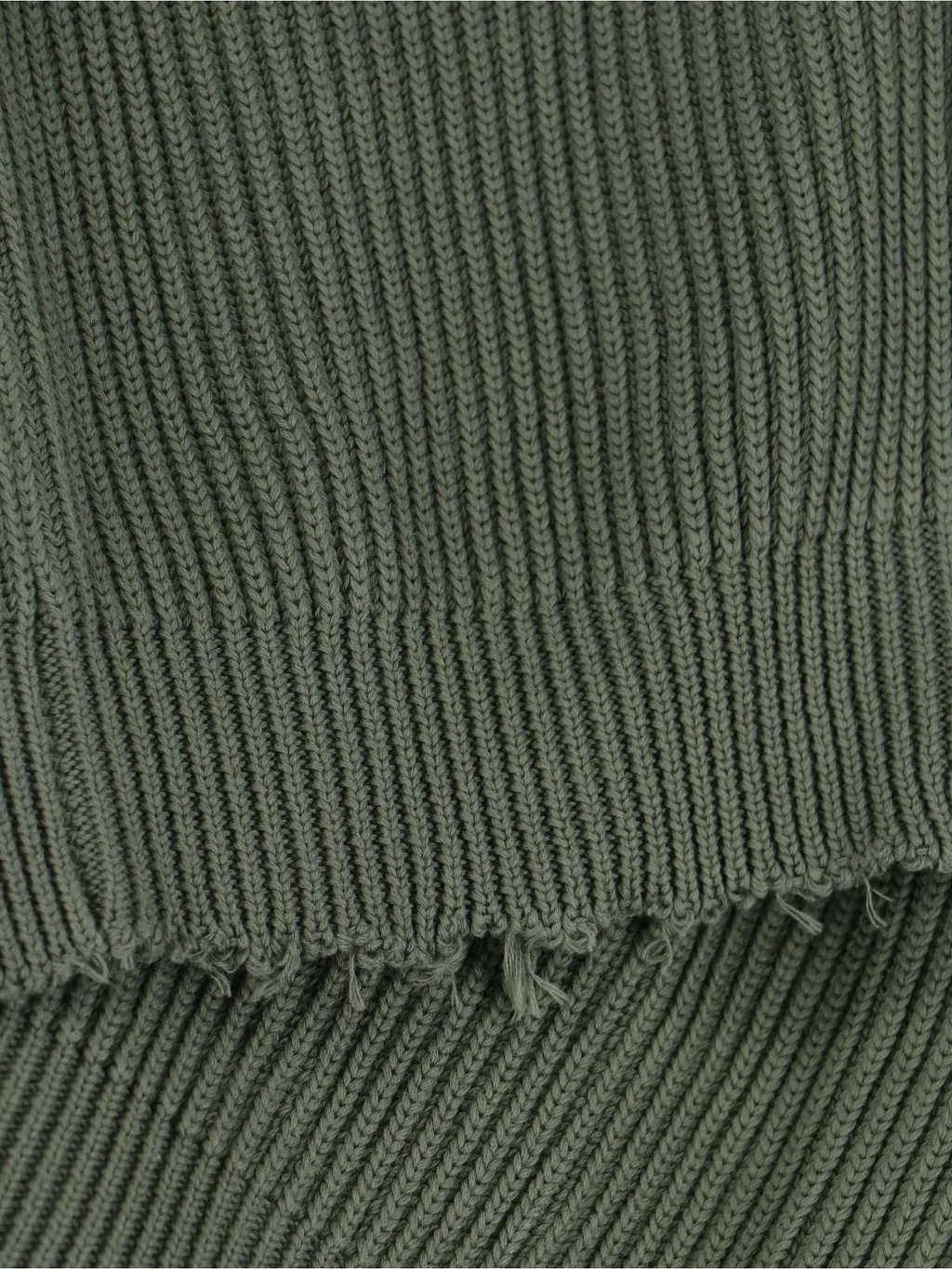 Mm6 Maison Margiela Ribbed-Knit Zipped Cardigan