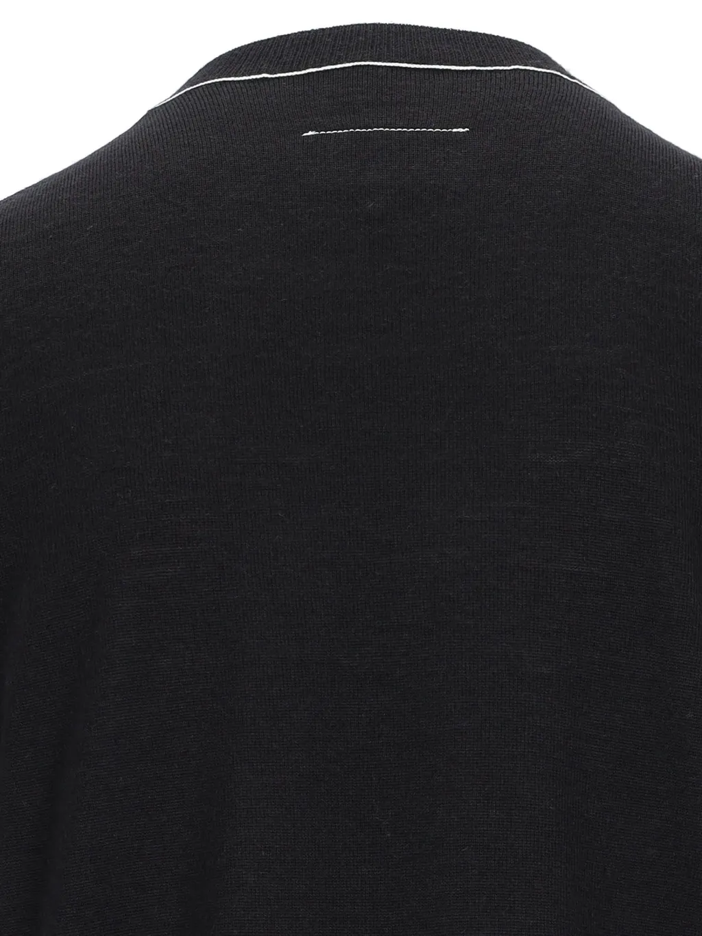 Mm6 Maison Margiela Logo Patch Crewneck Jumper